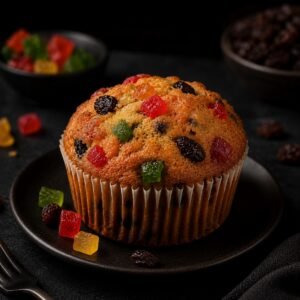 fruitcake muffin